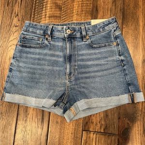 AE size 8 high rise mom shorts